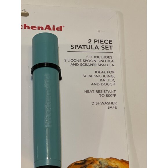 KITCHENAID  AQUA SPATULA'S Model #KQ4370HAQA VHTF  2Pc. Tool Set NEW! - Picture 3 of 3